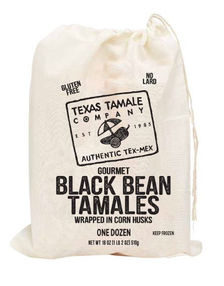 12 Black Bean Tamales