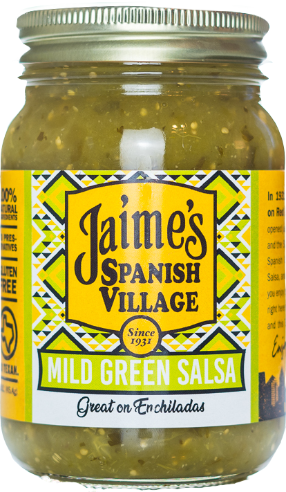 Jaime's Spanish Village Mild Green Salsa